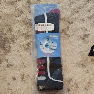 Ski Socks - Black and Pink